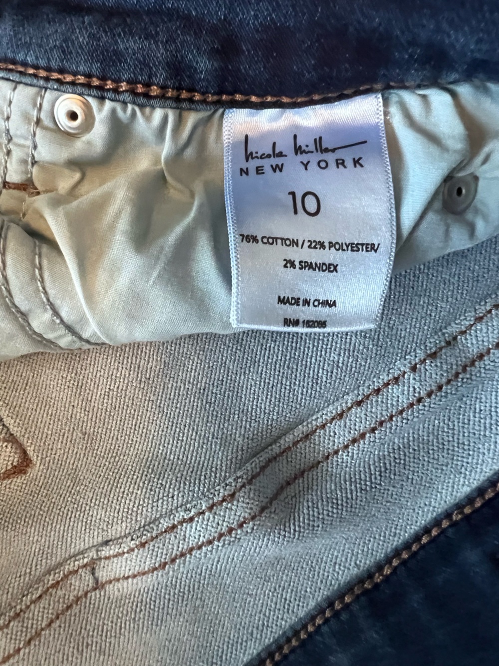 Nicole Miller Dark Blue Skinny Jeans - Picture 2 of 9